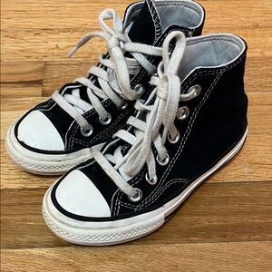 Converse chuck 70 Black and White High-Top Sneakers with Canvas Upper
